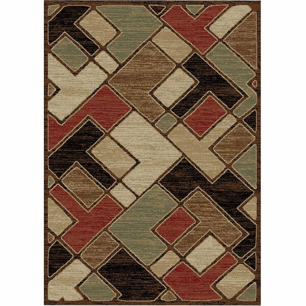 Sleep Ez City Tetris Area Rug - Multi Color - 5 ft. 3 in. x 7 ft. 3 in. SL3090944